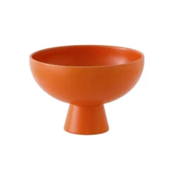 raawii Schale Strom Medium Keramik Orange / O 19 Cm - Keramik / Handgefertigt - Orange/ Kraftig Best