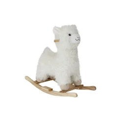 Bloomingville Schaukelspielzeug Kinto Textil Holz Weis / Lama - Holz Natur - Weis Cheap