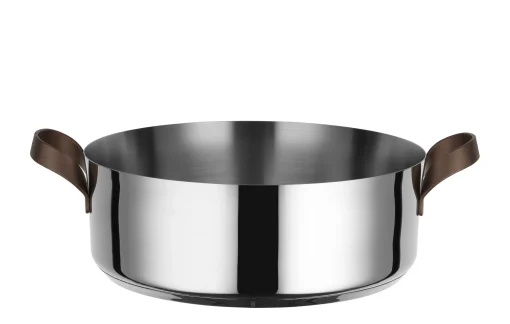 Alessi Schmortopf Edo Metall / H 10 Cm - 3,25 L - Braun - Metall Cheap