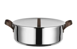 Alessi Schmortopf Edo Metall / H 10 Cm - 3,25 L - Braun - Metall Cheap