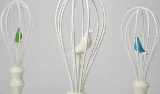 Pa Design Schneebesen Bird Whisk Metall Plastikmaterial - Weis Best