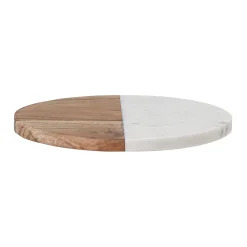 Bloomingville Schneidebrett Gya Stein Weis Holz Natur / O 25,5 Cm - Holz & Marmor - Holz Natur - Weis Hot