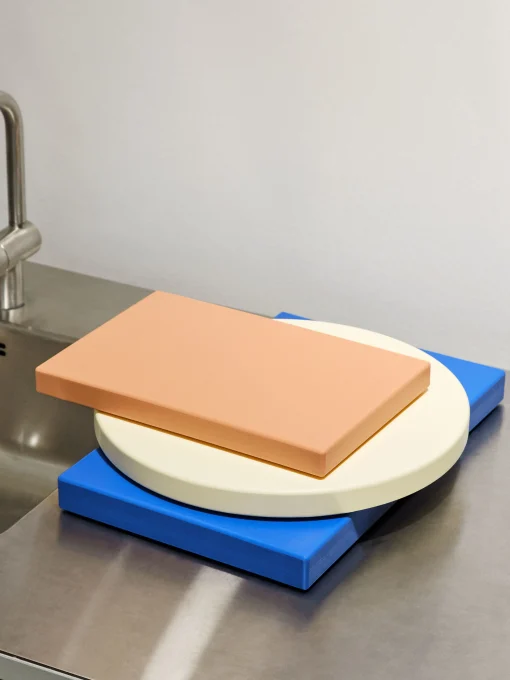 Hay Schneidebrett Half & Half Plastikmaterial Weis Breite / O 34 Cm - Polyethylen - Gebrochen Weis Best Sale