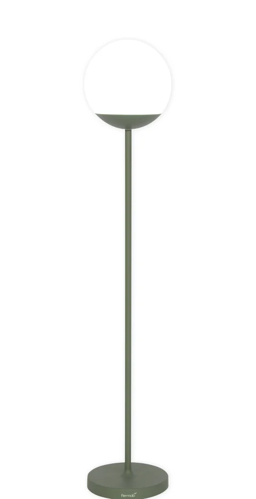 Fermob Schnurlose Outdoor-Stehleuchte Mooon! Led Metall Plastikmaterial Grun / Kabellos - H 134 Cm - Kaktus Flash Sale