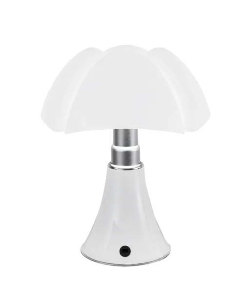 Martinelli Luce Schnurlosleuchte Minipipistrello Led Metall Plastikmaterial / H 35 Cm - Mit Usb-Ladefunktion - Weis Online