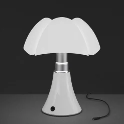 Martinelli Luce Schnurlosleuchte Minipipistrello Led Metall Plastikmaterial / H 35 Cm - Mit Usb-Ladefunktion - Weis Online