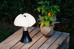 Martinelli Luce Schnurlosleuchte Minipipistrello Led Metall Plastikmaterial / H 35 Cm - Mit Usb-Ladefunktion - Weis Online