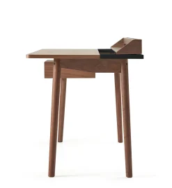 Harto Schreibtisch Honore Holz Natur / Nussbaum - Nussbaum - Schiefergrau Store