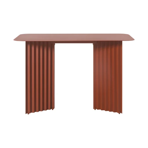 RS BARCELONA Schreibtisch Plec Metall/ 115 X 60 Cm - Stahl-Tischplatte - Terracotta Outlet