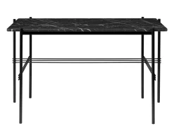 Gubi Schreibtisch Ts Metall Stein Marmor / Gamfratesi - L 120 Cm - Schwarz Best
