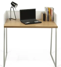 POP UP HOME Schreibtisch Working Weis Holz Natur - Eiche - Weis Cheap