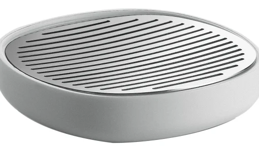 Alessi Seifenhalter Birillo Metall Plastikmaterial Weis - Stahl - Weis Best