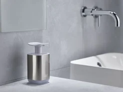 Joseph Joseph Seifenspender Presto Steel Metall / Hygienisch - Stahl - Stahl - Weis Best Sale