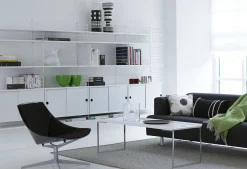 String Furniture Seitenelement String® System Metall/ Zum Hinstellen - Schwarz Flash Sale