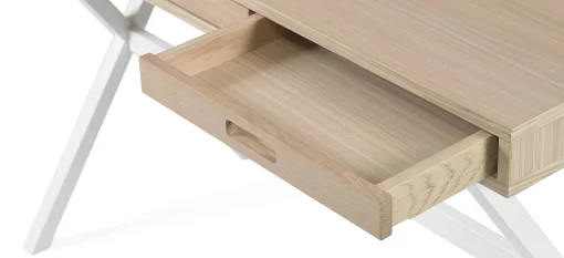 Harto Sekretar Hyppoliteholz Natur - Eiche - Weis Cheap
