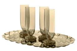 Kartell SektGläser Jellies Family Plastikmaterial Blau / H 17 Cm - Himmelblau Best