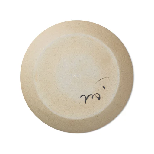 Ferm Living Servierplatte Ceramic Keramik / O 37,5 Cm - Kann An Der Wand Befestigt Werden - Bunt Discount