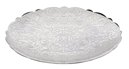 Alessi Servierplatte Dressed For X-Mas Metall / O 26 Cm - - Stahl Poliert Sale