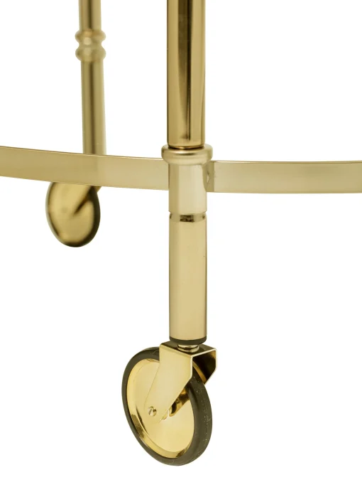 Bloomingville Servierwagen Gold Glas Gold Transparent Metall - Gold - Transparent Hot