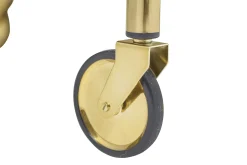 Bloomingville Servierwagen Gold Glas Gold Transparent Metall - Gold - Transparent Hot