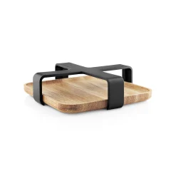 Eva Solo Serviettenhalter Nordic Kitchen Plastikmaterial Schwarz Holz Natur / 19 X 19 Cm - Eiche - Schwarz Store