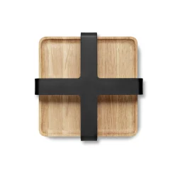 Eva Solo Serviettenhalter Nordic Kitchen Plastikmaterial Schwarz Holz Natur / 19 X 19 Cm - Eiche - Schwarz Store