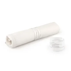 Alessi Serviettenring Barkring Metall/ 2Er-Set - Stahl - Weis Flash Sale