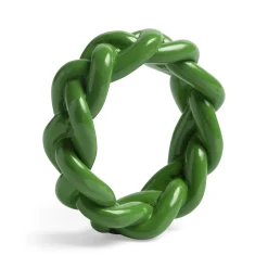 & klevering Serviettenring Braid Plastikmaterial/ 4Er Set - Polyesterharz - Grun Outlet