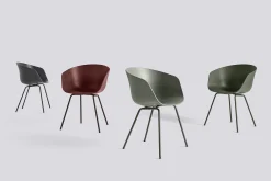 Hay Sessel About A Chair Aac26 Plastikmaterial / Kunststoff & Stuhlbeine Aus Metall - Weis Cheap