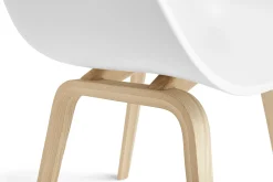 Hay Sessel About A Chair Aac22 Plastikmaterial Weis Holz Natur / Kunststoff & Matt Lackierte Eiche - Matt Lackierte Eiche - Weis Online