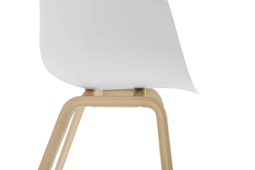 Hay Sessel About A Chair Aac22 Plastikmaterial Weis Holz Natur / Kunststoff & Matt Lackierte Eiche - Matt Lackierte Eiche - Weis Online