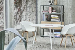 Hay Sessel About A Chair Aac22 Plastikmaterial Weis Holz Natur / Kunststoff & Matt Lackierte Eiche - Matt Lackierte Eiche - Weis Online
