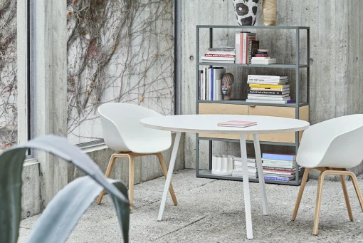 Hay Sessel About A Chair Aac22 Plastikmaterial Weis Holz Natur / Kunststoff & Matt Lackierte Eiche - Matt Lackierte Eiche - Weis Online