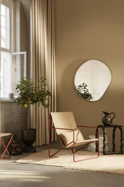 Ferm Living Sessel Desert Textil Bunt Beige / Gestell Beige Plastikflaschen-Recycling - Kaschmir Beige - Orange - Schwarz - Taupe Best