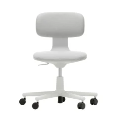 Vitra Sessel Mit Rollen Rookie Textil Grau H 39 Bis 51 Cm - Hellgrau Best Sale