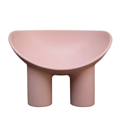 Driade Sessel Roly Poly Plastikmaterial Rosa / Polyethylen - Rose Flesh Discount