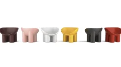 Driade Sessel Roly Poly Plastikmaterial Rosa / Polyethylen - Rose Flesh Discount