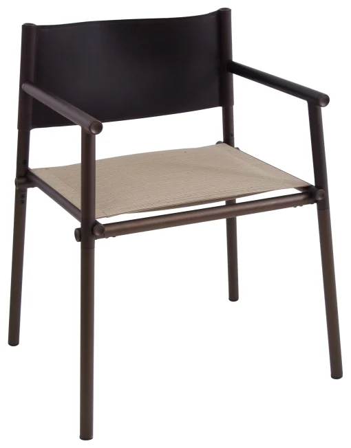 Emu Sessel Terramare Leder Textil Braun / Kunstleder & Stoff - Indisch-Braun - Sand - Schokolade Outlet
