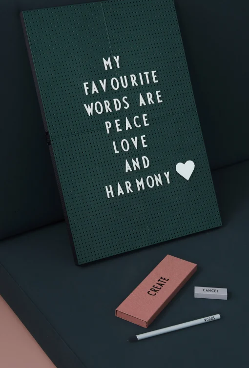 Design Letters Set Symboles Office Plastikmaterial/ Fur Memo-Board - Weis Store