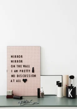 Design Letters Set Symboles Office Plastikmaterial/ Fur Memo-Board - Schwarz Best