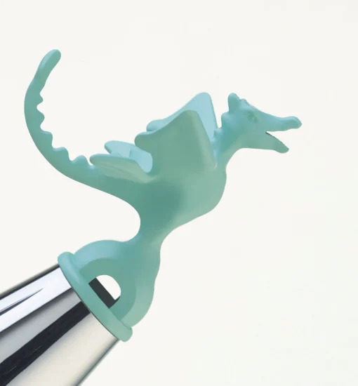 Alessi Set Tea Rex Plastikmaterial Rot Grun / Set Aus 2 Pfeifenaufsatzen, Limitierte Auflage - Hellgrun - Rot Store