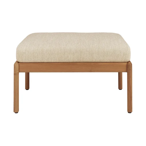 Ethnicraft Sitzkissen Jack Outdoor Textil Holz Beige / Teakholz & Stoff - 71 X 54 Cm - Natur - Teak Online