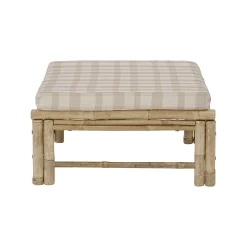Bloomingville Sitzkissen Korfu Textil Beige Holz Natur / Bambus & Stoff 72 X 72 Cm - Bambus - Beige Shop