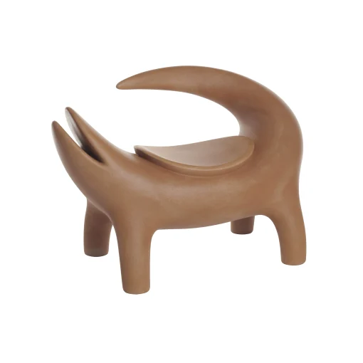 Slide Sitzkissen Kroko Bio Plastikmaterial Beige / L 110 Cm - Biokunststoff - Savannah Land Outlet
