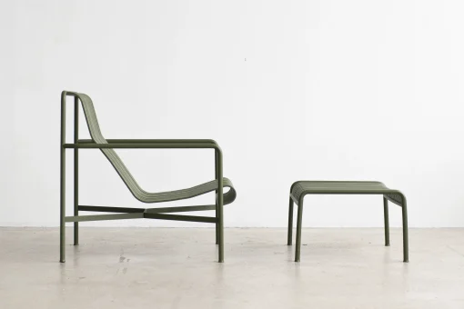 Hay Sitzkissen Palissade Metall Grun / Fusablage - R & E Bouroullec - Olivgrun Cheap