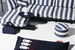 Fatboy Sitzkissen Point Outdoor Textil Blau / Olefin-Stoff - O 50 Cm - Meerblau Outlet