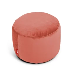 Fatboy Sitzkissen Point Velvet Textil Rosa Braun / Recycling-Velours - O 50 Cm - Rhubarbe Cheap