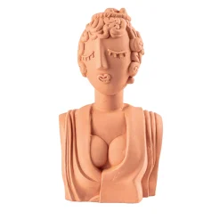 Seletti Skulptur Magna Graecia Keramik Orange Braun / Bust - H 45 Cm - Terracotta Online