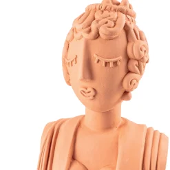 Seletti Skulptur Magna Graecia Keramik Orange Braun / Bust - H 45 Cm - Terracotta Online