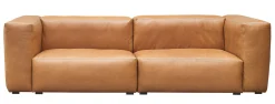 Hay Sofa Mags Soft Leder Braun / 2- Bis 3-Sitzer - L 238 Cm / Leder - Cognac New